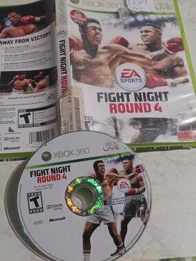Fight Night Round 4 Boxing Tested Xbox 360 Video Game